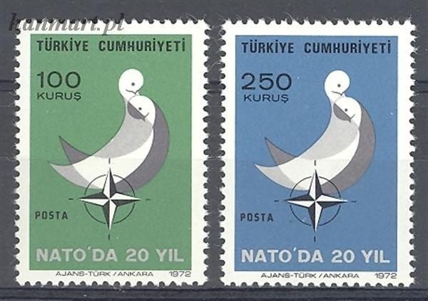 Znaczek Turcja 1972 Mi 2250-2251 Czyste **
