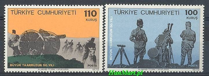 Znaczek Turcja 1972 Mi 2264-2265 Czyste **