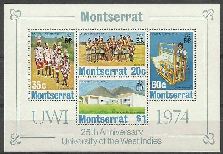 Znaczek Montserrat 1974 Mi bl 4 Czyste **