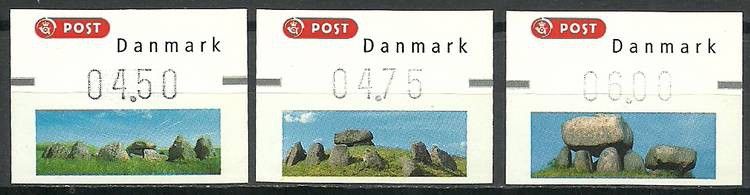 Znaczek Dania 2007 Mi aut 35-37 Czyste **