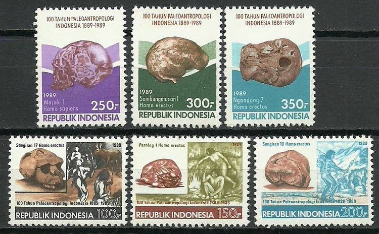 Znaczek Indonezja 1989 Mi 1306-1311 Czyste **