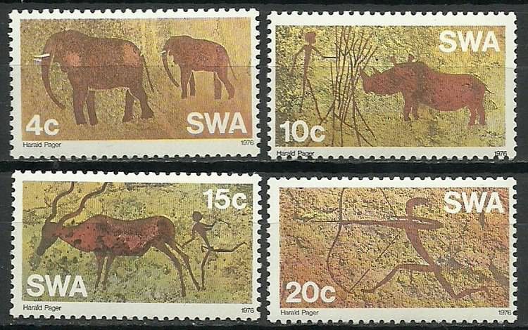 Znaczek Afryka Południowo-Zachodnia 1976 Mi 413-416 Czyste **