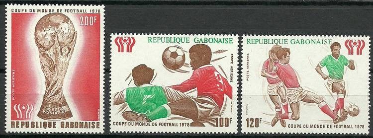 Znaczek Gabon 1978 Mi 666-668 Czyste **