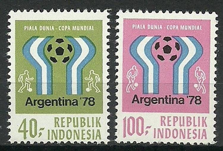 Znaczek Indonezja 1978 Mi 896-897 Czyste **