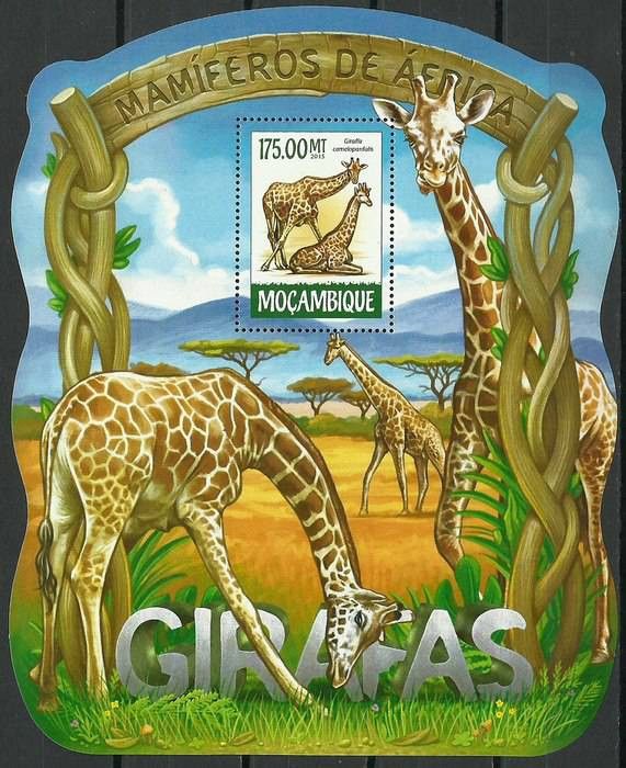 Znaczek Mozambik 2015 Mi bl 1032 Czyste **