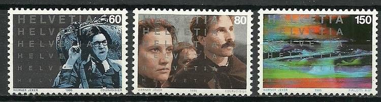 Znaczek Szwajcaria 1995 Mi 1560-1562 Czyste **