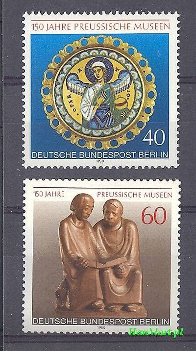 Znaczek Berlin Niemcy 1980 Mi 625-626 Czyste **