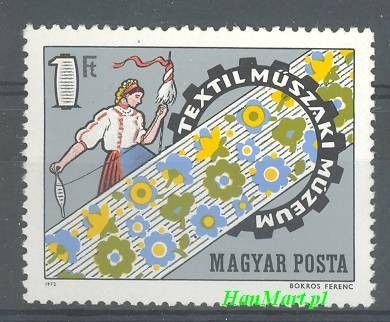 Znaczek Węgry 1972 Mi 2824 Czyste **