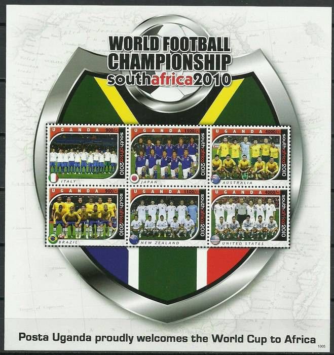 Znaczek Uganda 2011 Mi ark 2754-2759 Czyste **