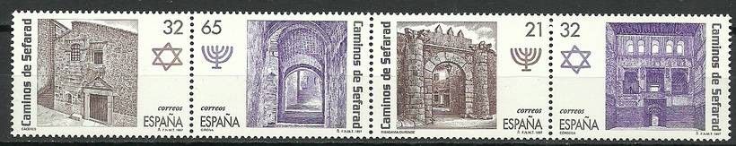 Znaczek Hiszpania 1997 Mi 3361-3364 Czyste **