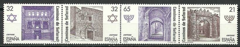 Znaczek Hiszpania 1997 Mi 3361-3364 Czyste **