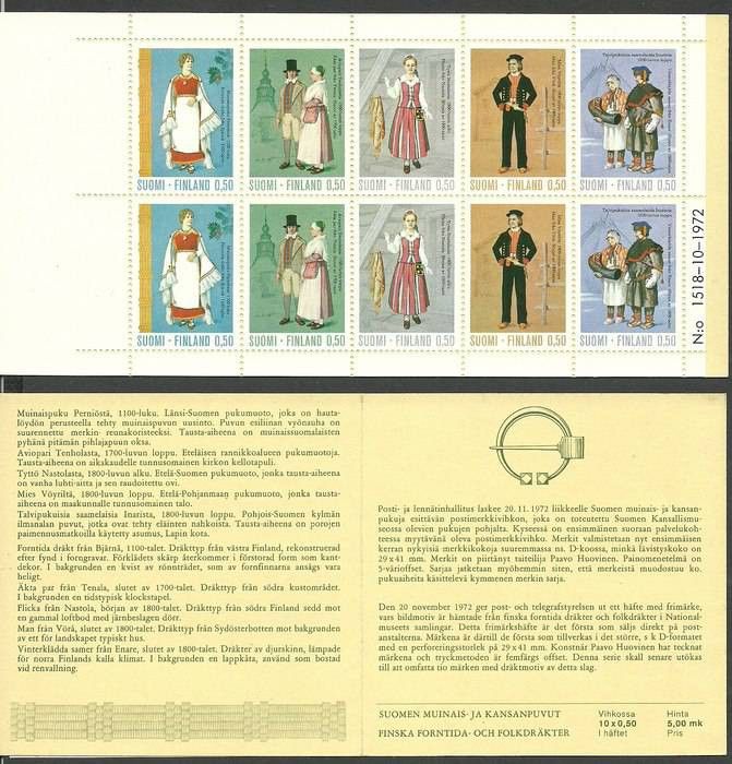 Znaczek Finlandia 1972 Mi mh 6 Czyste **