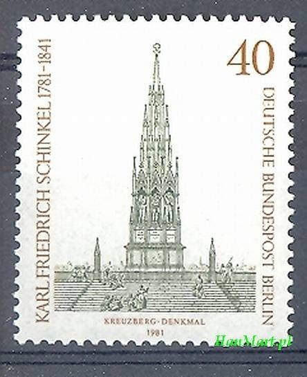 Znaczek Berlin Niemcy 1981 Mi 640 Czyste **