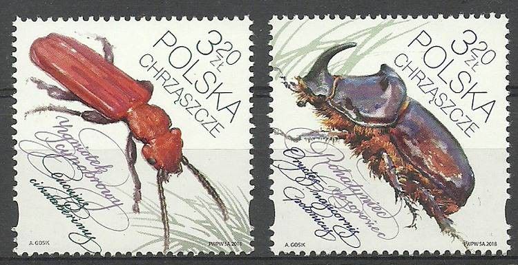Znaczek Polska 2018 Mi 5019-5020 Fi 4869-4870 Czyste **