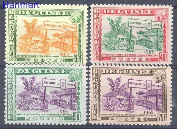 Znaczek Gwinea 1965 Mi 286-289 Czyste **