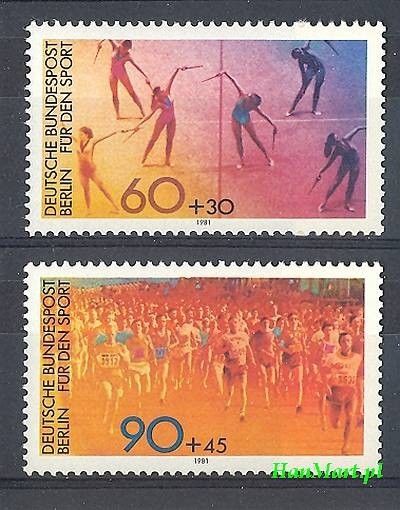 Znaczek Berlin Niemcy 1981 Mi 645-646 Czyste **