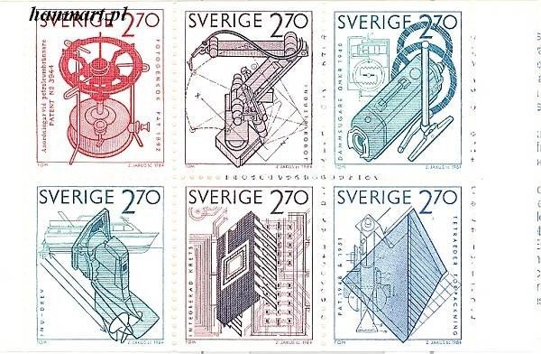 Znaczek Szwecja 1984 Mi mh 99 Czyste **