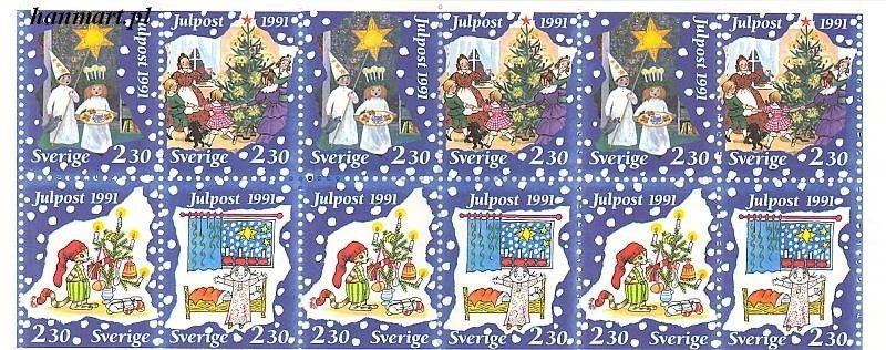 Znaczek Szwecja 1991 Mi mh 165 Czyste **
