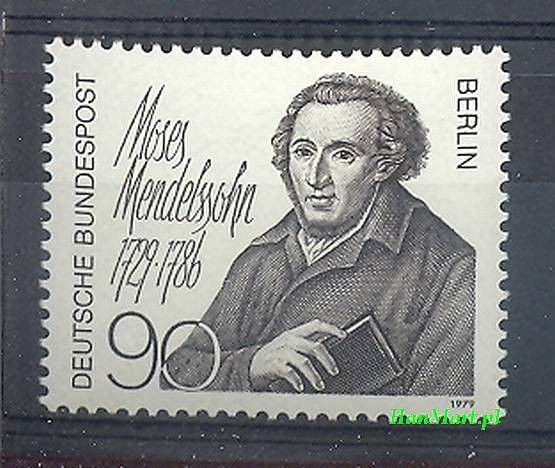 Znaczek Berlin Niemcy 1979 Mi 601 Czyste **