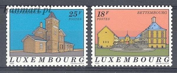 Znaczek Luksemburg 1992 Mi 1291-1292 Czyste **