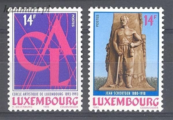Znaczek Luksemburg 1993 Mi 1327-1328 Czyste **