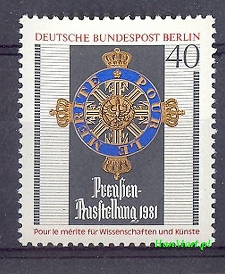 Znaczek Berlin Niemcy 1981 Mi 648 Czyste **