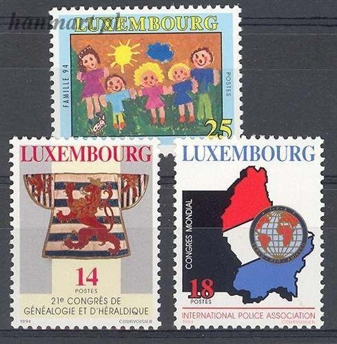 Znaczek Luksemburg 1994 Mi 1342-1344 Czyste **