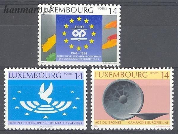 Znaczek Luksemburg 1994 Mi 1346-1348 Czyste **