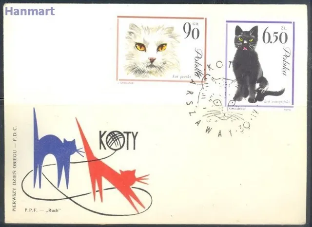 Znaczek Polska 1964 Mi 1475-1485 Fi 1327-1336 FDC