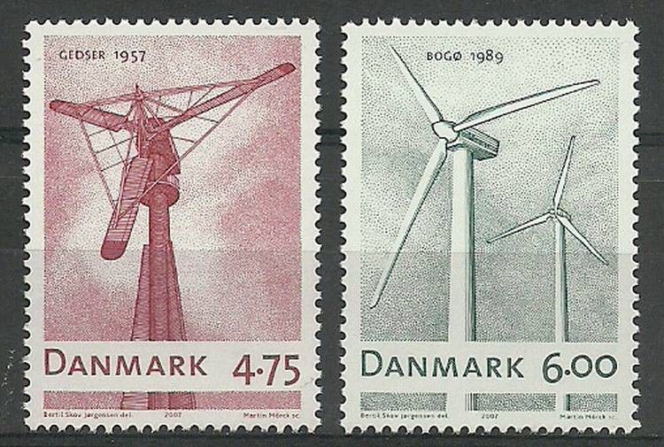 Znaczek Dania 2007 Mi 1455-1456 Czyste **