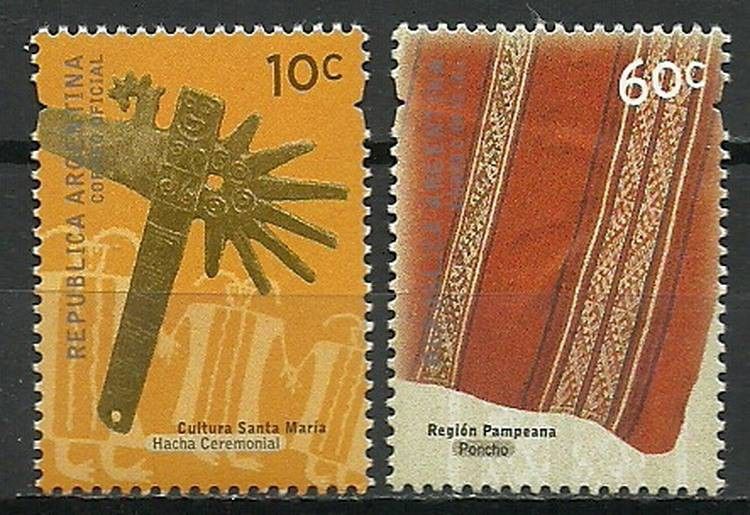 Znaczek Argentyna 2000 Mi 2590+2593 Czyste **