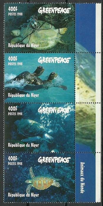 Znaczek Niger 1998 Mi 1472-1475 Czyste **