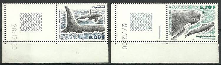Znaczek Saint-Pierre i Miquelon 2001 Mi 823-824 Czyste **