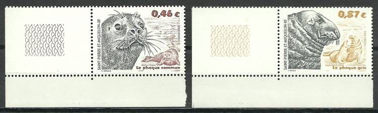 Znaczek Saint-Pierre i Miquelon 2002 Mi 860-861 Czyste **