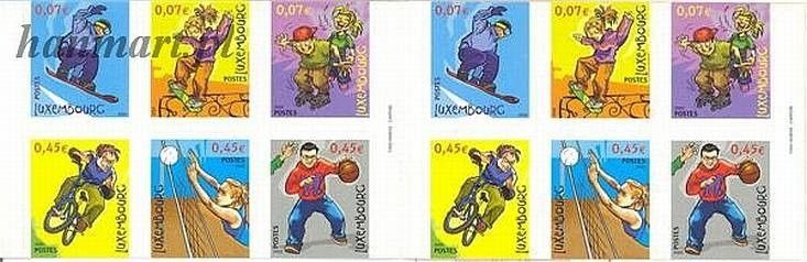 Znaczek Luksemburg 2002 Mi mh 1564-1569 Czyste **