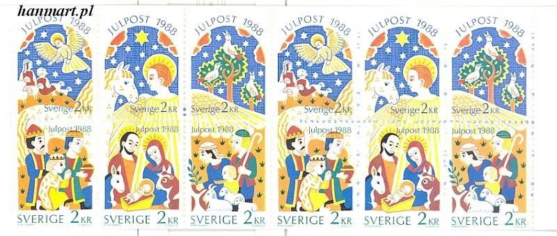 Znaczek Szwecja 1988 Mi mh 135 Czyste **