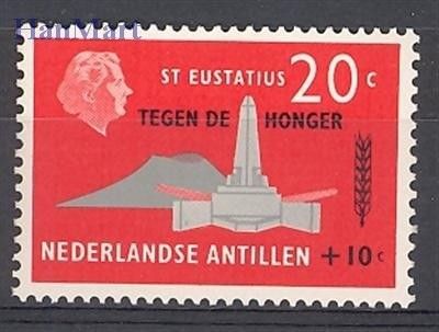 Znaczek Antyle Holenderskie 1963 Mi 127 Czyste **