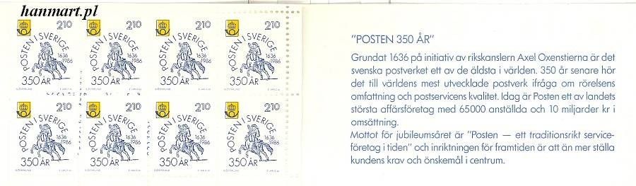 Znaczek Szwecja 1986 Mi mh 1381 Czyste **