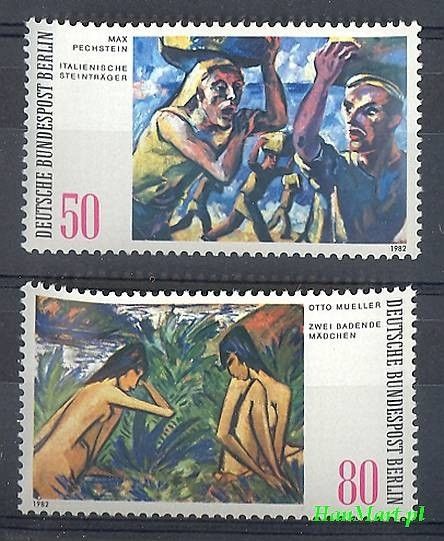 Znaczek Berlin Niemcy 1982 Mi 678-679 Czyste **