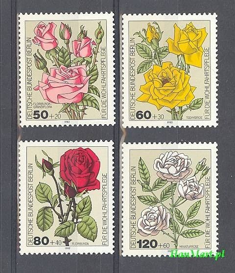 Znaczek Berlin Niemcy 1982 Mi 680-683 Czyste **