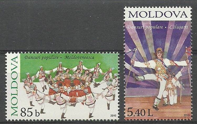 Znaczek Mołdawia 2010 Mi 714-715 Czyste **