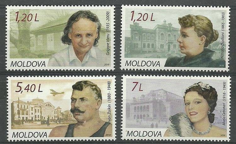 Znaczek Mołdawia 2010 Mi 684-687 Czyste **