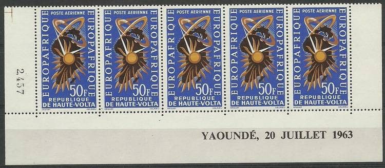 Znaczek Burkina Faso 1964 Mi 141 Czyste **
