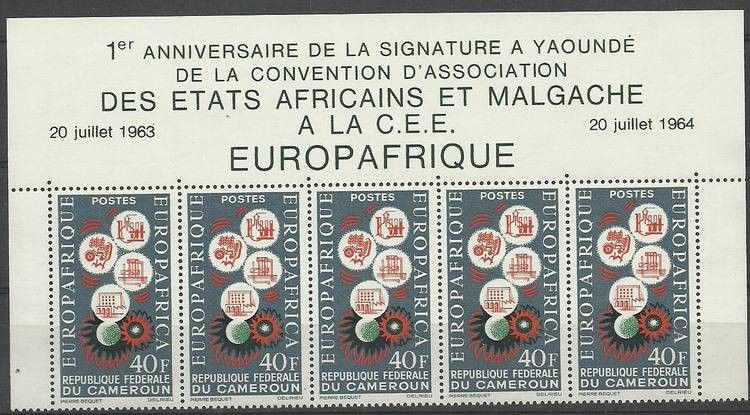 Znaczek Kamerun 1964 Mi 409 Czyste **