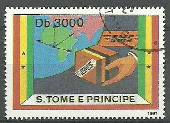 Znaczek Wyspy Św. Tomasza i Książęca 1991 Mi 1301 Stemplowane