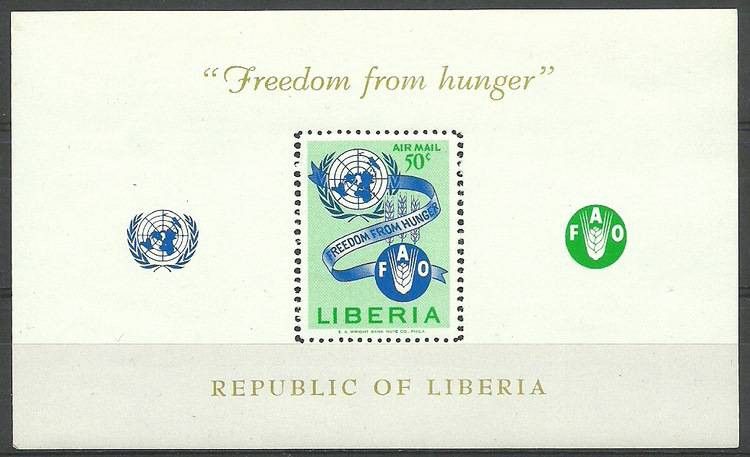Znaczek Liberia 1963 Mi bl 26 Czyste **