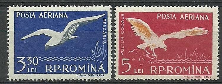 Znaczek Rumunia 1957 Mi 1692-1693 Czyste **