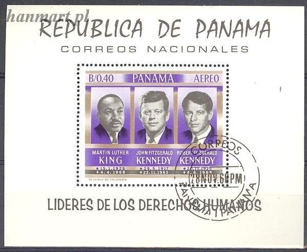 Znaczek Panama 1968 Mi bl 102 Stemplowane