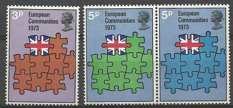 Znaczek Wielka Brytania 1973 Mi 612-614 Czyste **