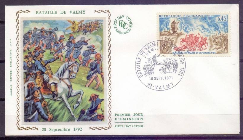 Znaczek Francja 1971 Mi 1767 FDC
